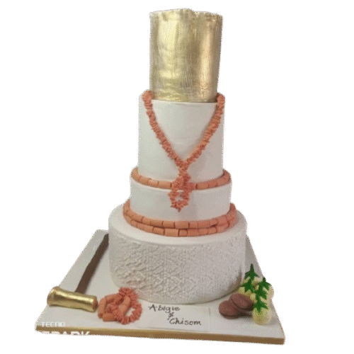 Tribal Traditional Wedding Cake